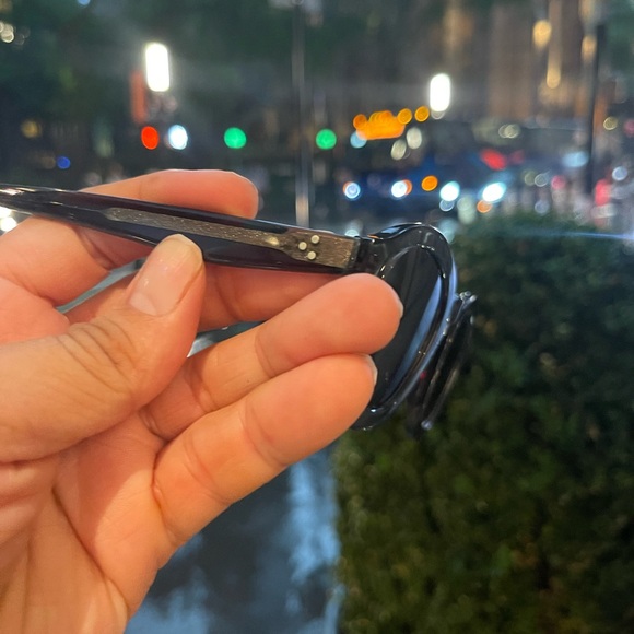 Celine black round black transparent sunglasses - Picture 5 of 14